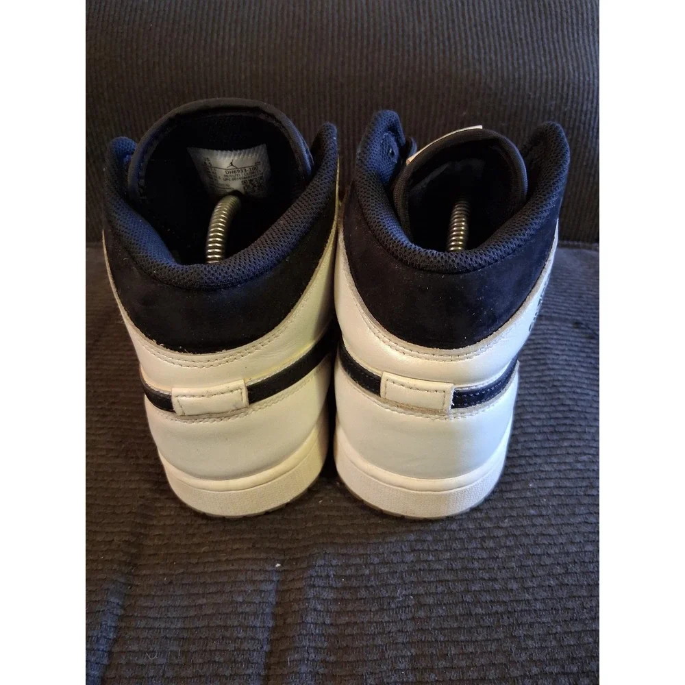 Nike Air Jordan 1 Mid Diamond Shorts White Black DH6933-100 Mens Size‎ 8.5