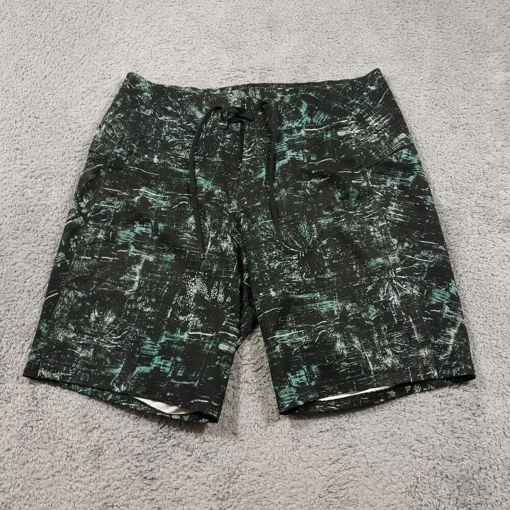 Lululemon Swim‎ Trunks Water Beach Board Shorts Mens Size 31 Black