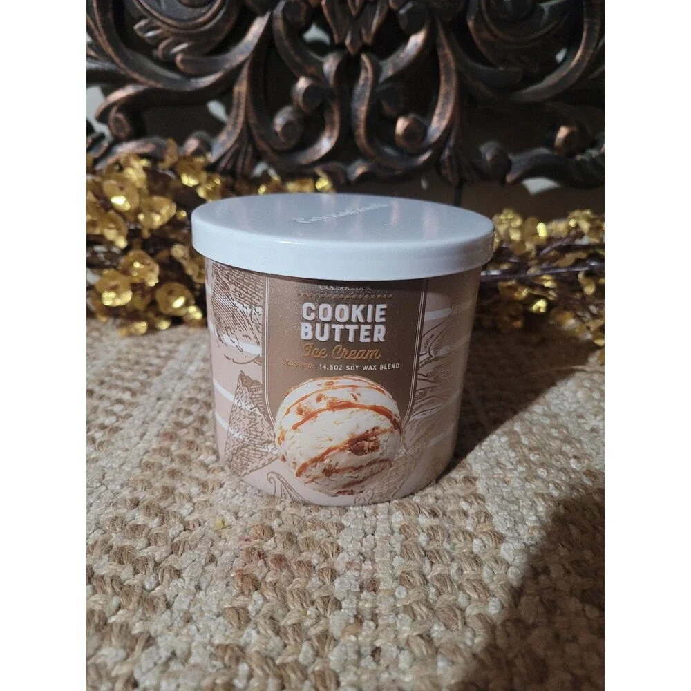 Cookie Butter Ice Cream - Goose Creek 3-wick Candle