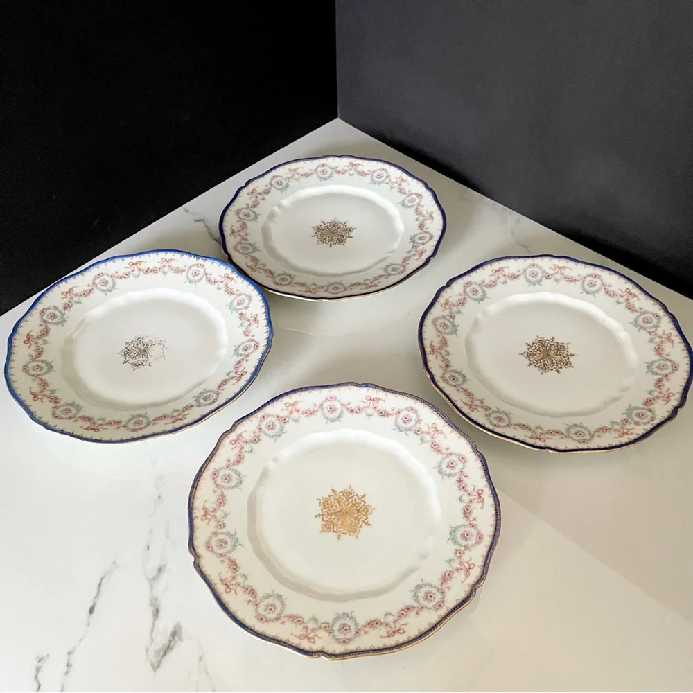 Limoges set blue
