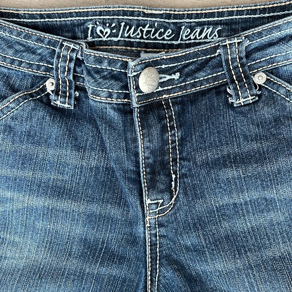 Justice Jeans Simply Low Boot Cut Girls 10.5