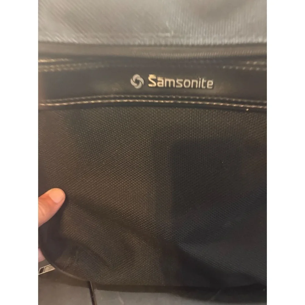 Samsonite Black Ballistic Nylon Laptop Messenger Bag Business Briefcase Travel