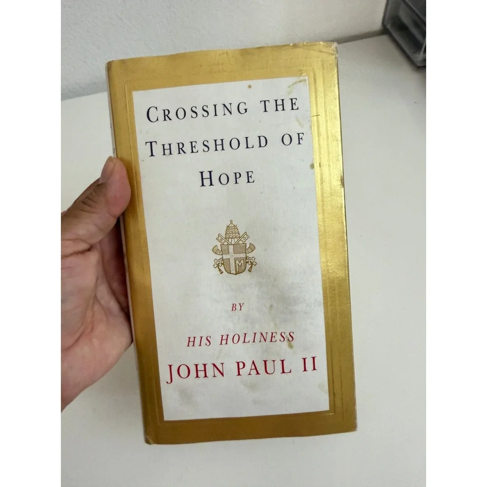 Crossing the Threshold of Hope John Paul II Hardcover Religious Book 0224040154