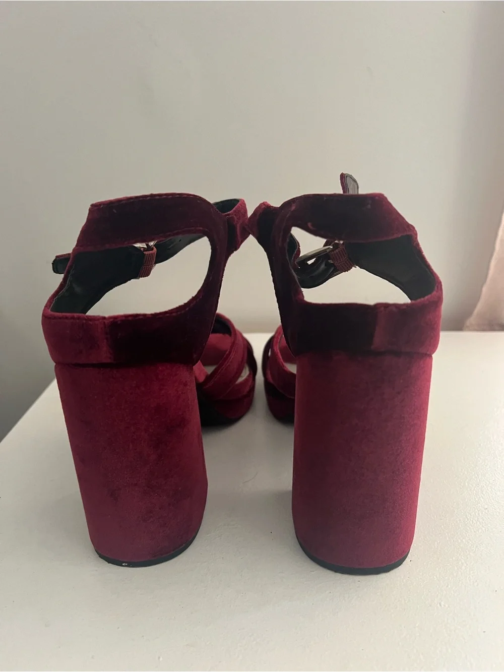 N/A chic burgundy