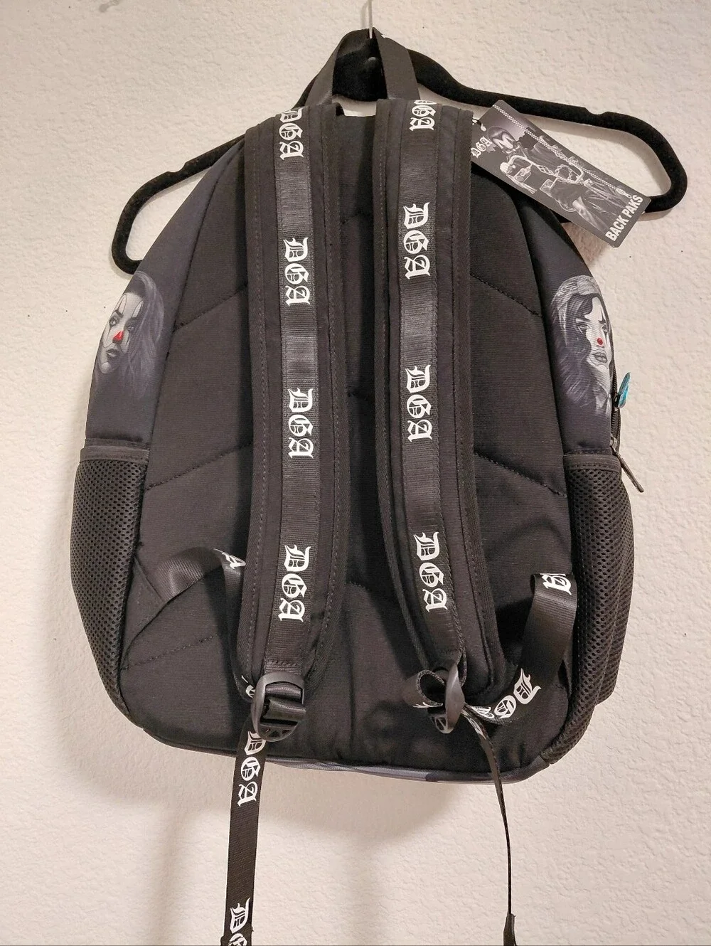 DGA clownin Backpack Black NWT