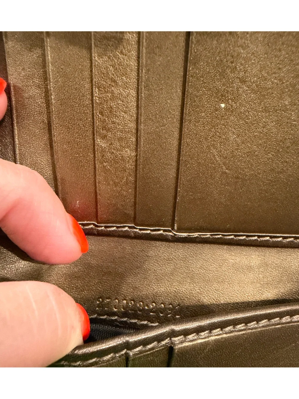 Gucci leather wallet