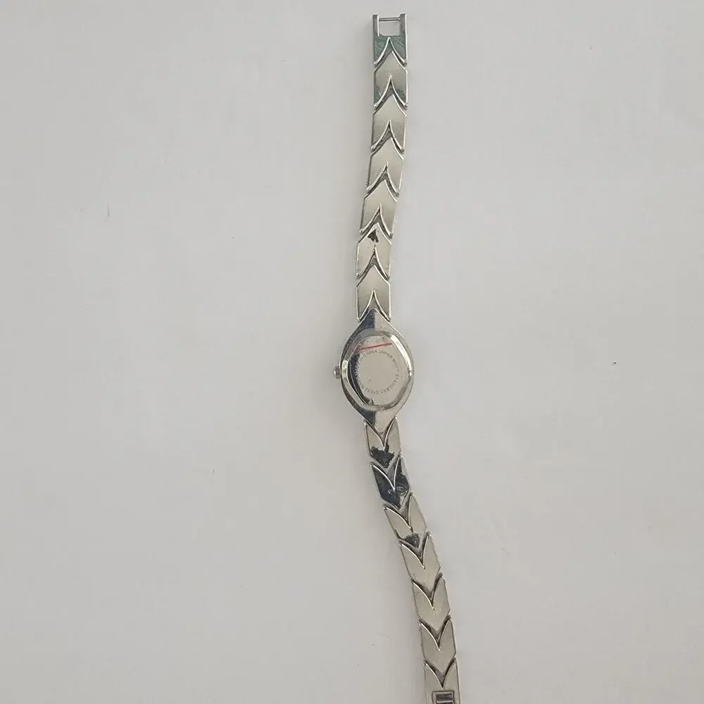 Bella & Rose Womens Watch Oval Silver Case Silver Dial Stainless Bracelet Quartz