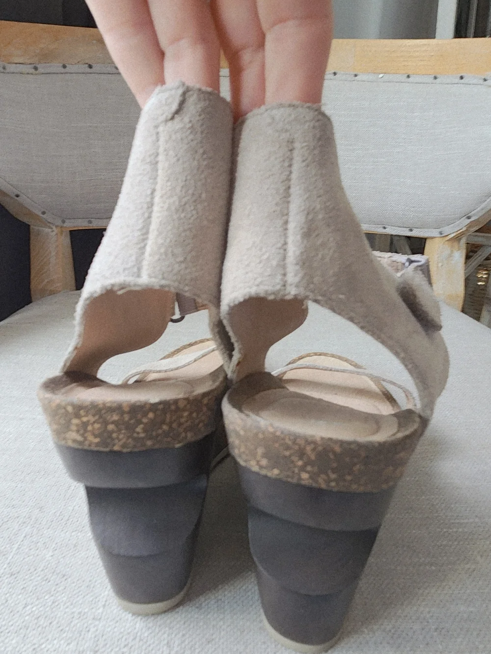 Tsubo cream suede