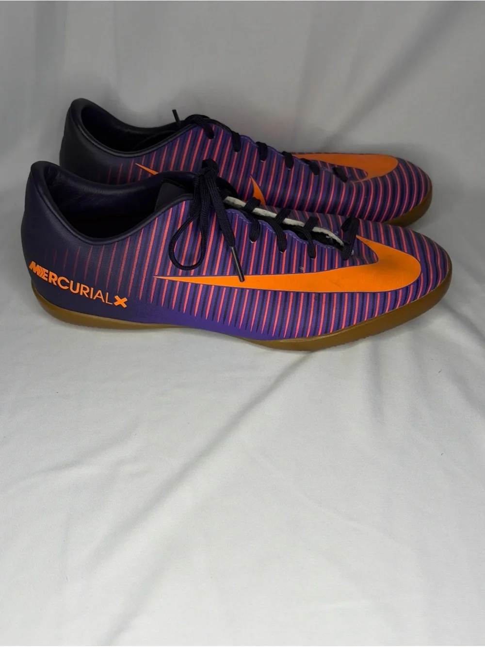Nike striped purple
