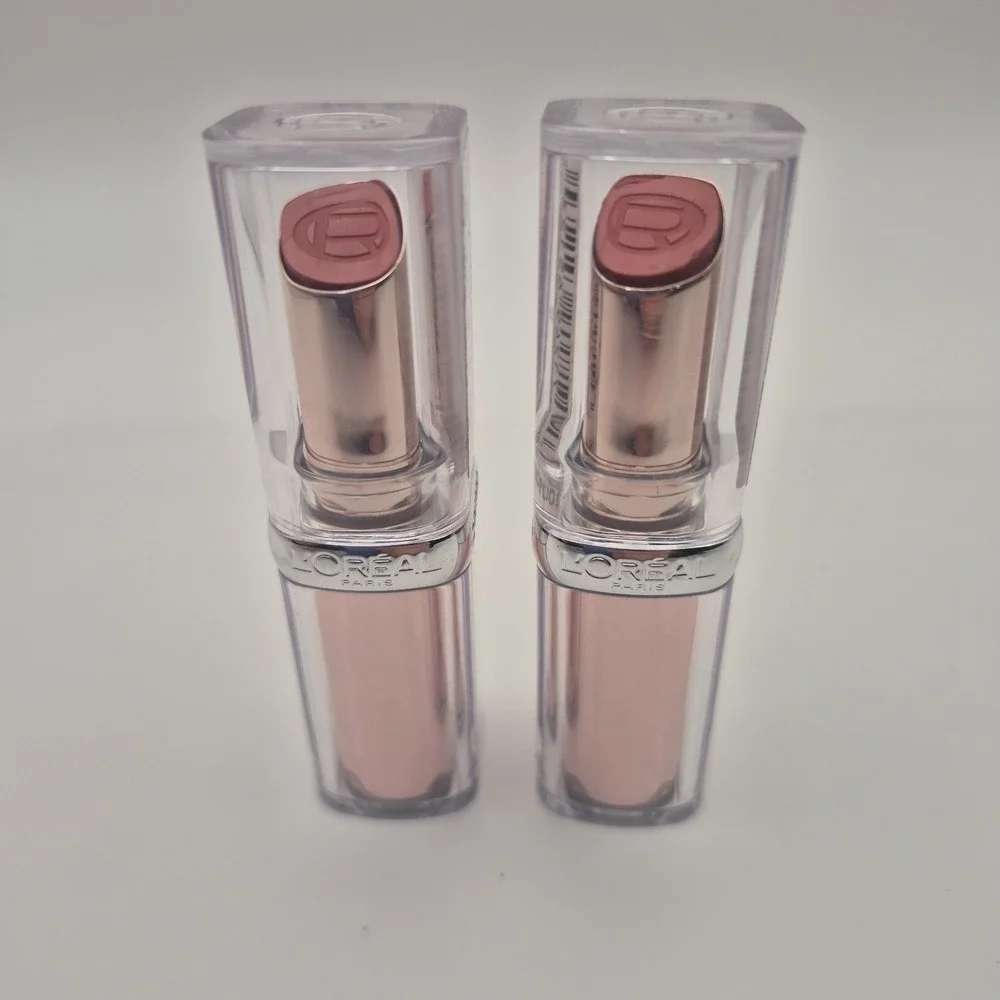L'Oreal Paris Glow Paradise Hydrating Balm-in-Lipstick, 130 Nude Heaven 2 Pack