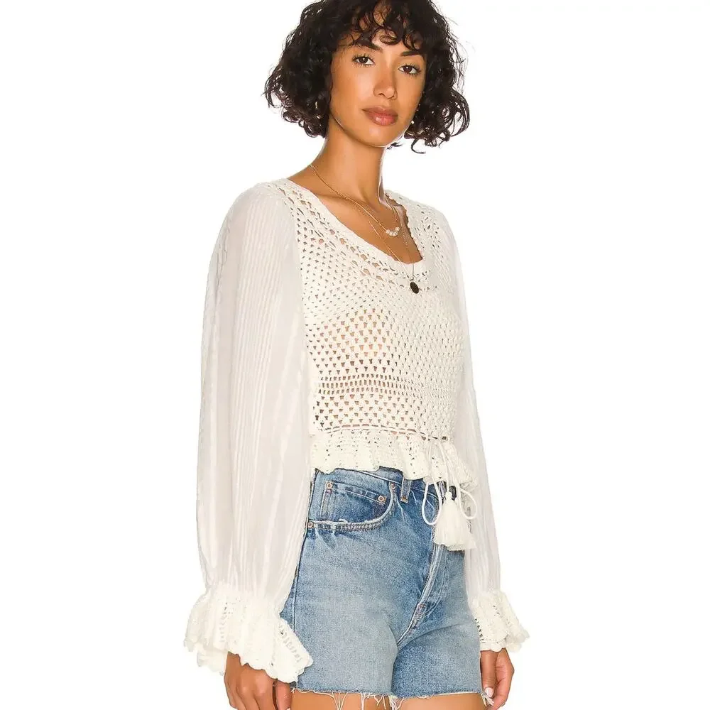 Free People ivory meghan