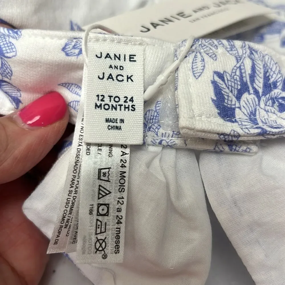 Janie and Jack floral toile