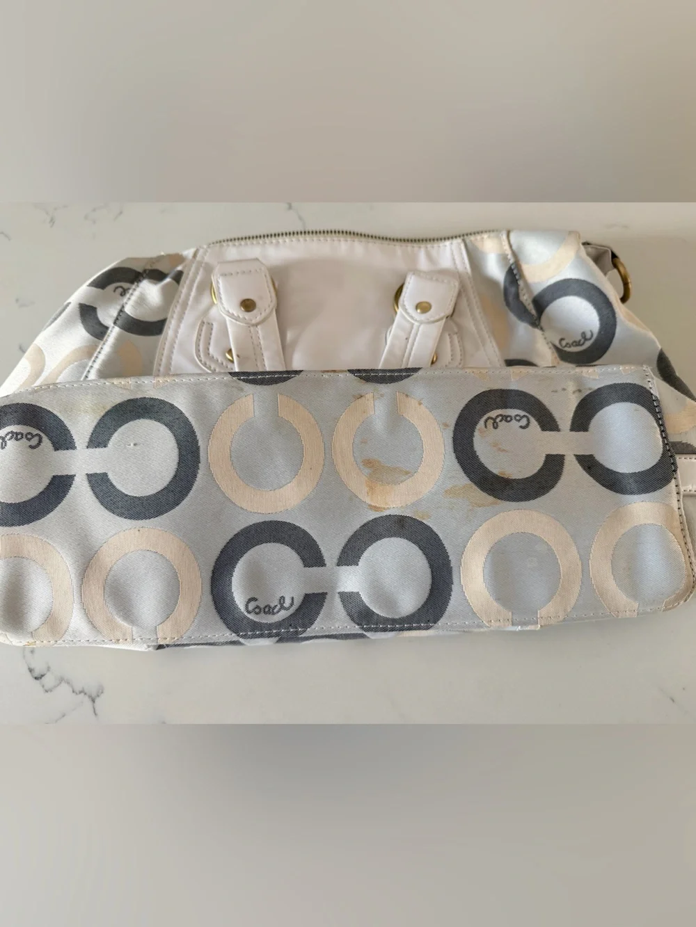Coach tote signature
