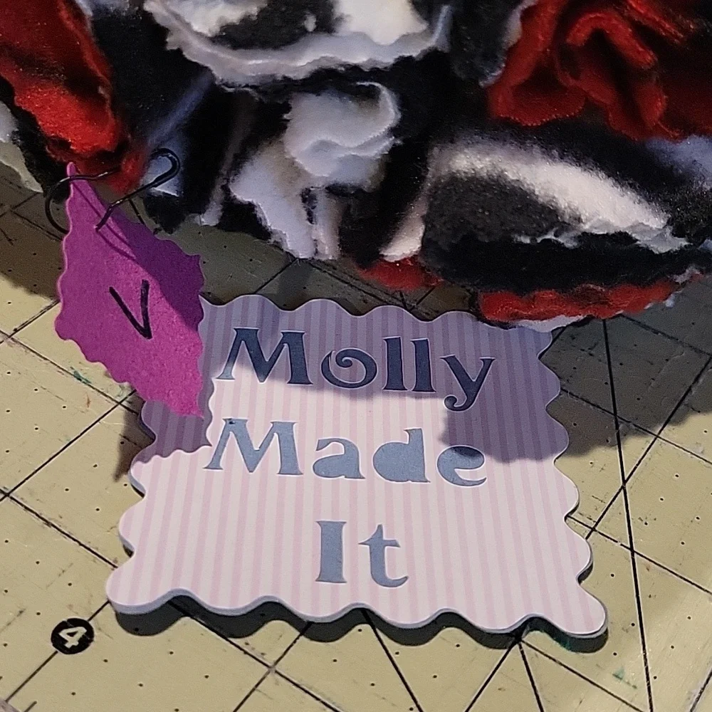 Hand Crafted fleece upcycled