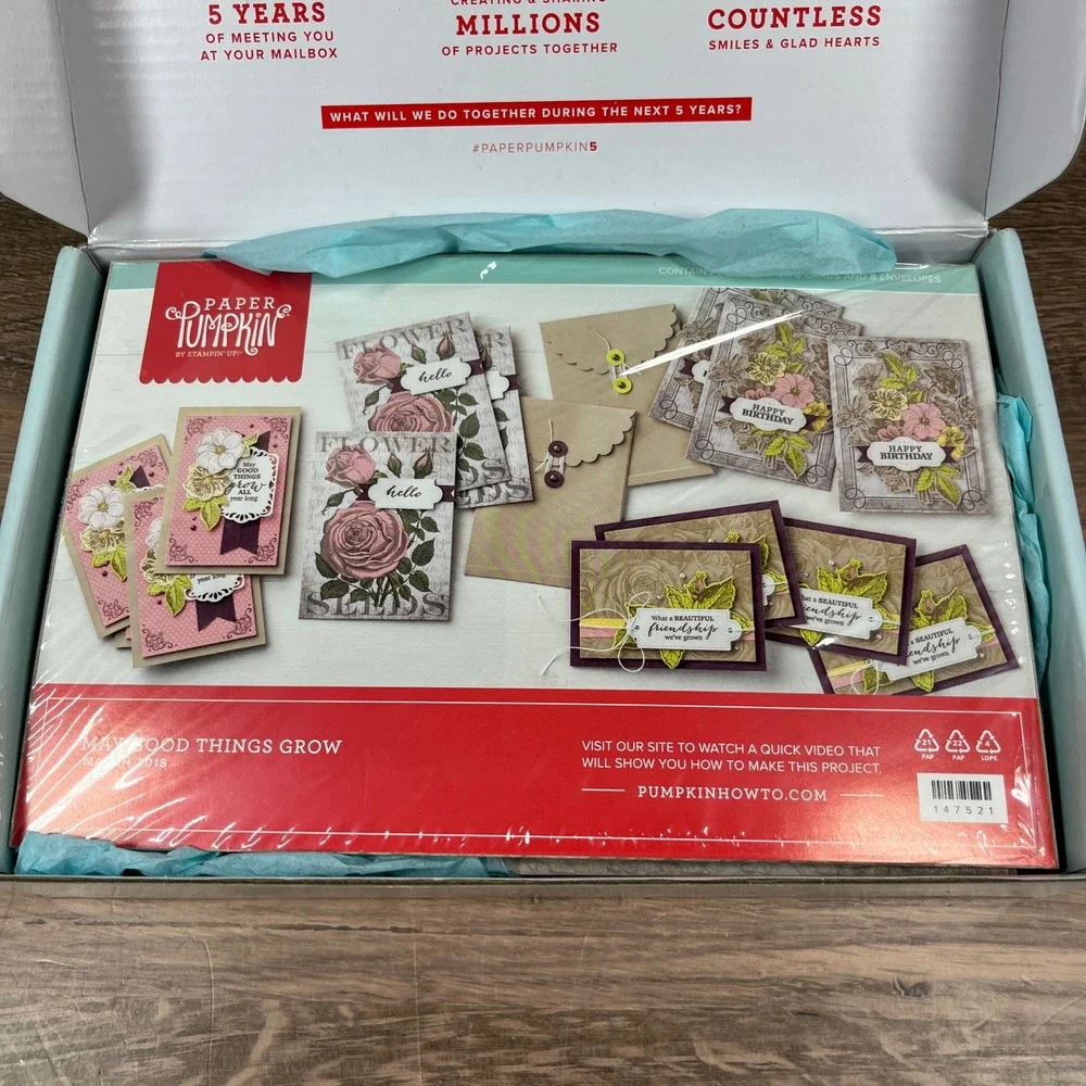 Stampin Up! dye full layered