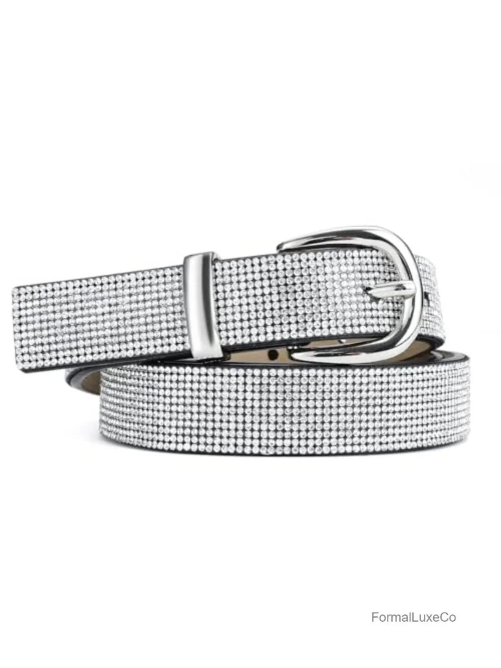 Rhinestone Belt for Women - Sparkly Diamond Belt - Ladies Glitter Belt