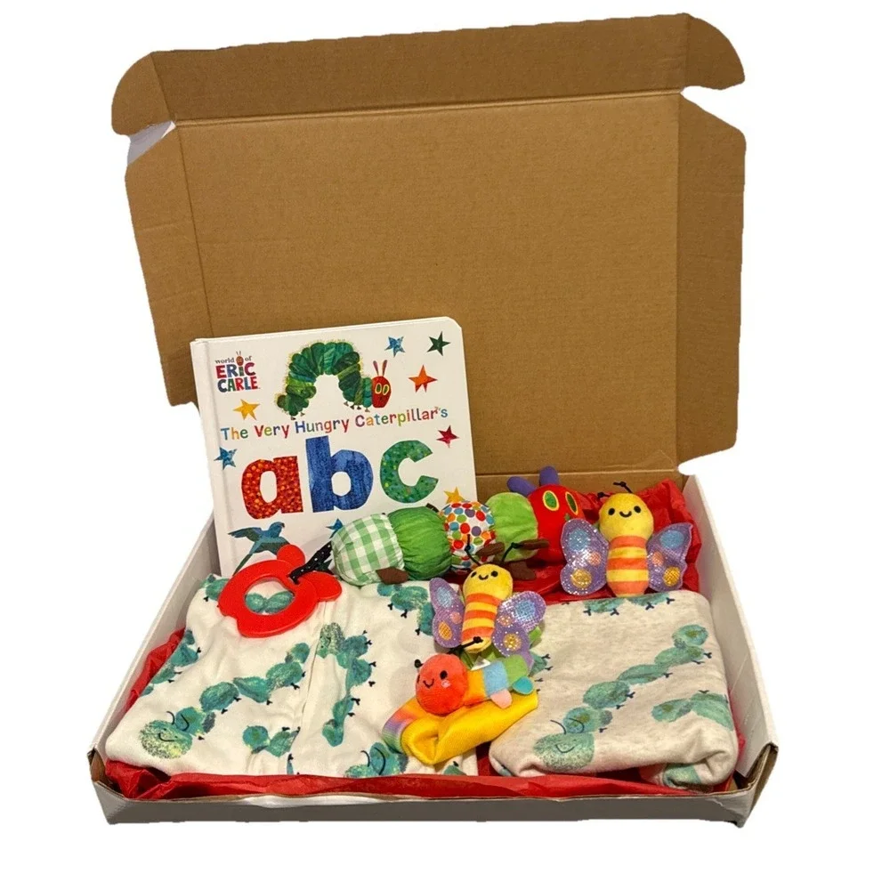 Handmade way caterpillar card