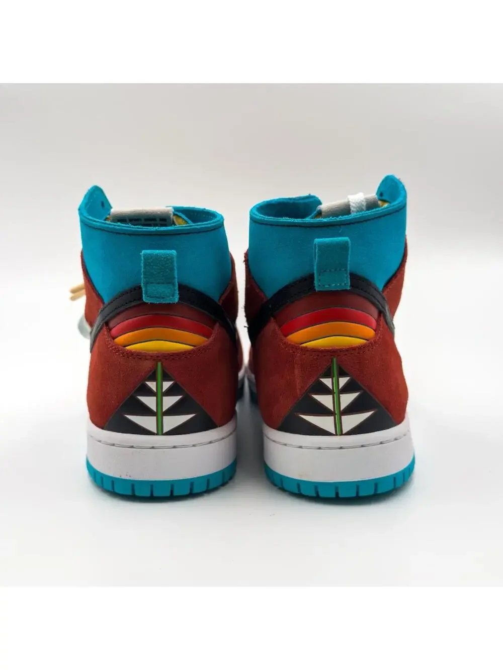 Nike‎ SB Dunk High Decon QS Di’orr Greenwood Turquoise Blue Skater Men Size 11.5