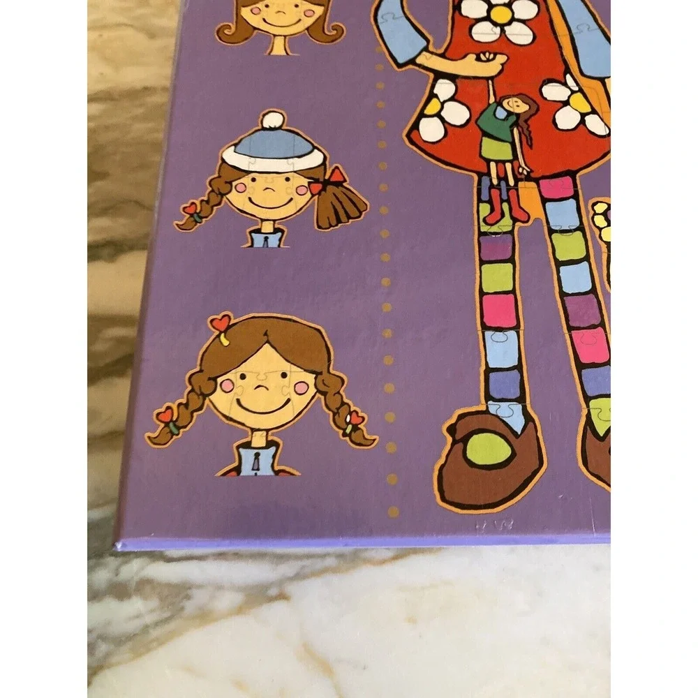 Djeco 27-Piece Stylish Lili Giant Puzzle For Ages 4+‎