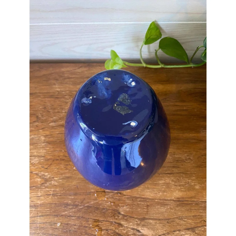 Vintage Royal Blue Haeger Vase