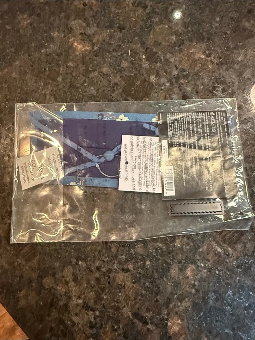 Coach branded blue