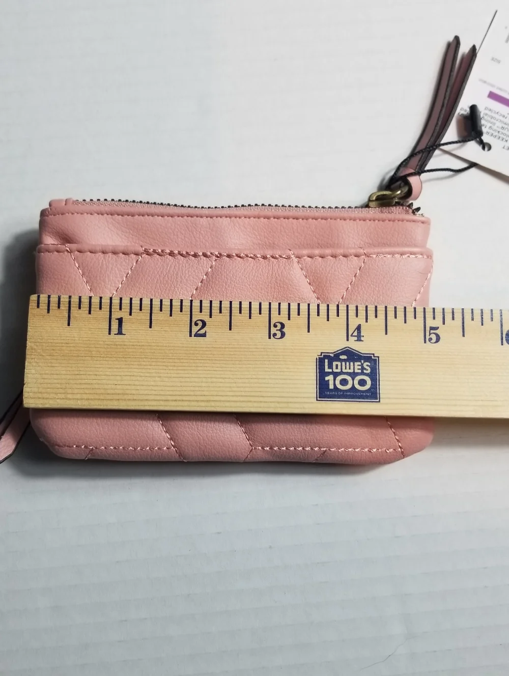 NWT SONOMA PUFFED PINK ZIPPER SMALL WALLET