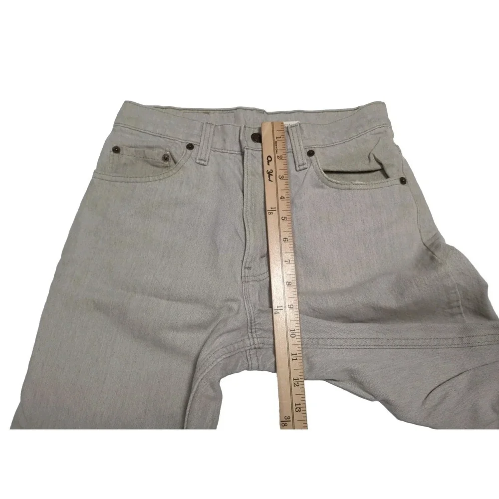 Levis 550 Jeans Mens 29x30 (Actual‎ 27x29) Grey Tan 90's Vintage USA