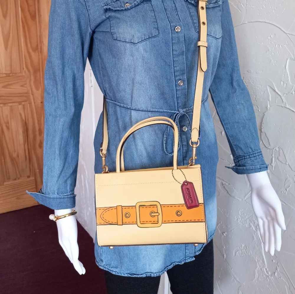 Coach glovetanned leather