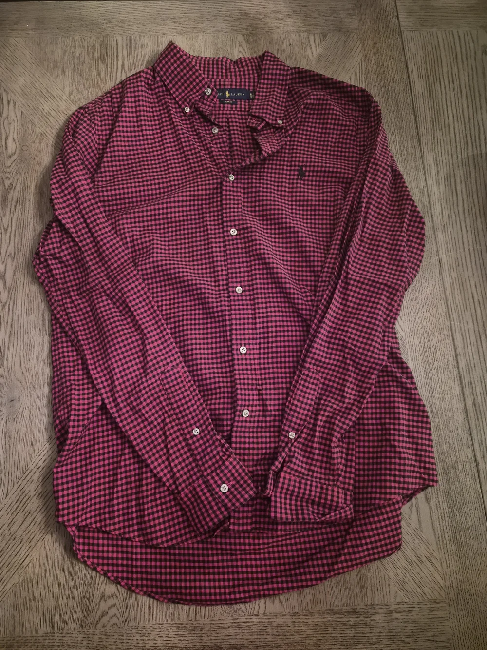 Polo by Ralph Lauren Men’s Pink Gingham Button-Down Shirt