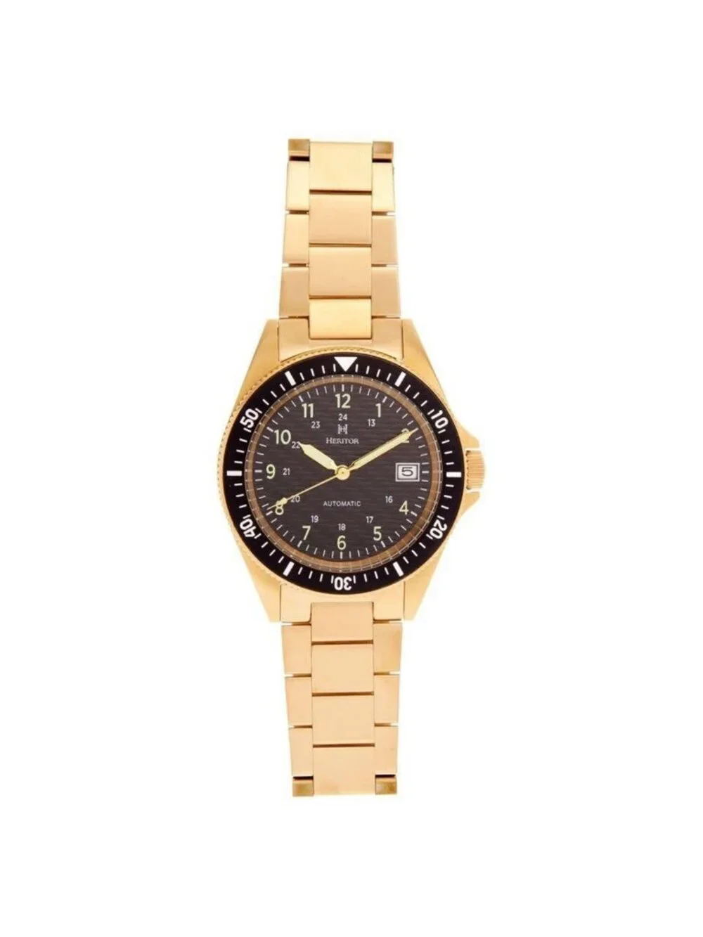 NWT Heritor Calder Black Dial Men's Watch