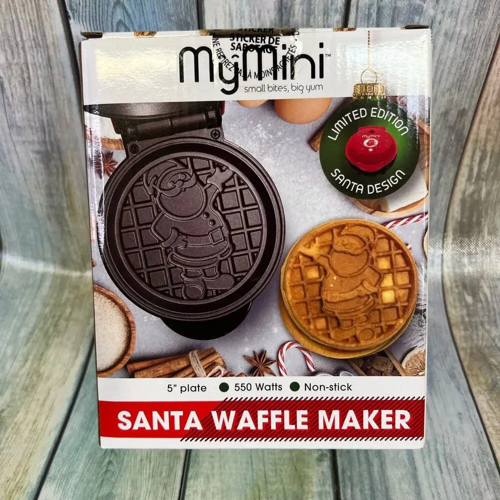 My Mini Santa Waffle Maker Christmas NEW 5