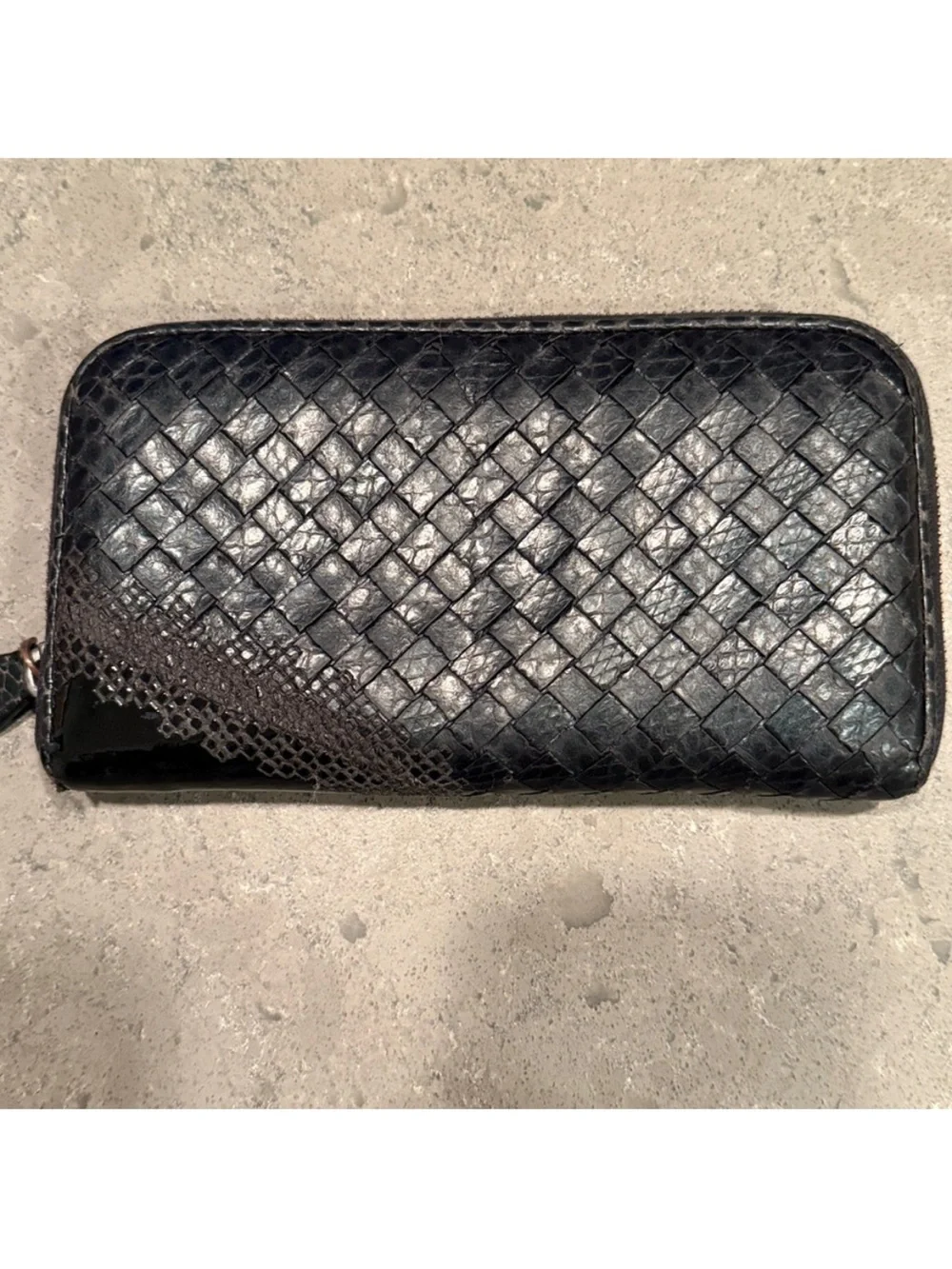 Bottega Veneta leather sleek