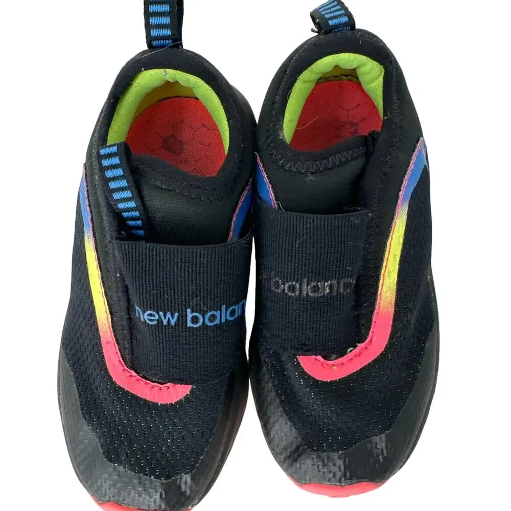 New Balance Fresh Foam Fast V2 Running Shoes Sneakers Slip On‎ Black Kids Size 8