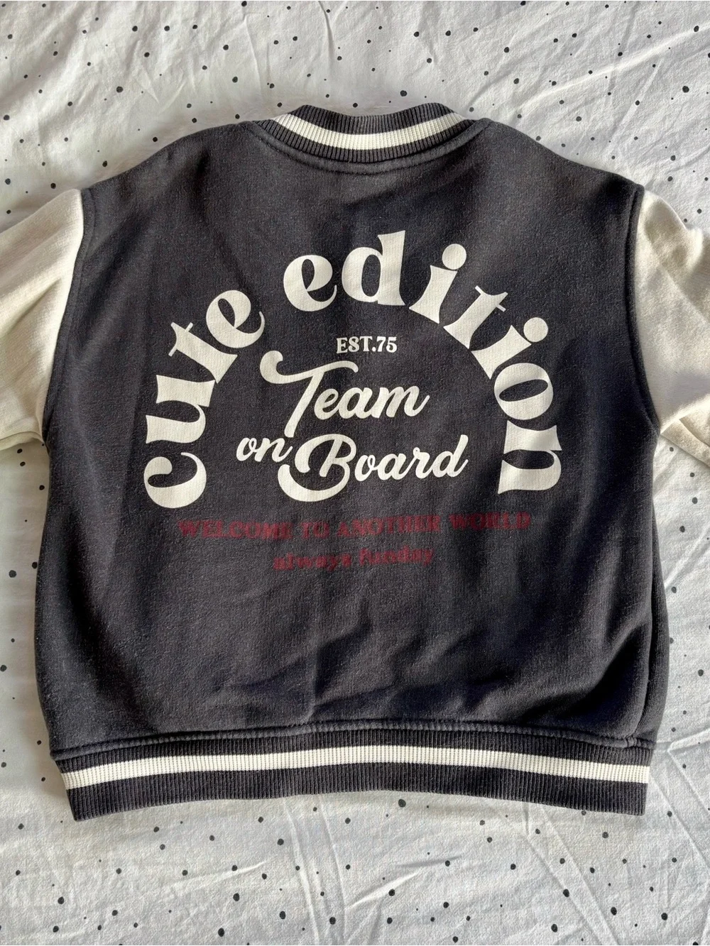Zara varsity style