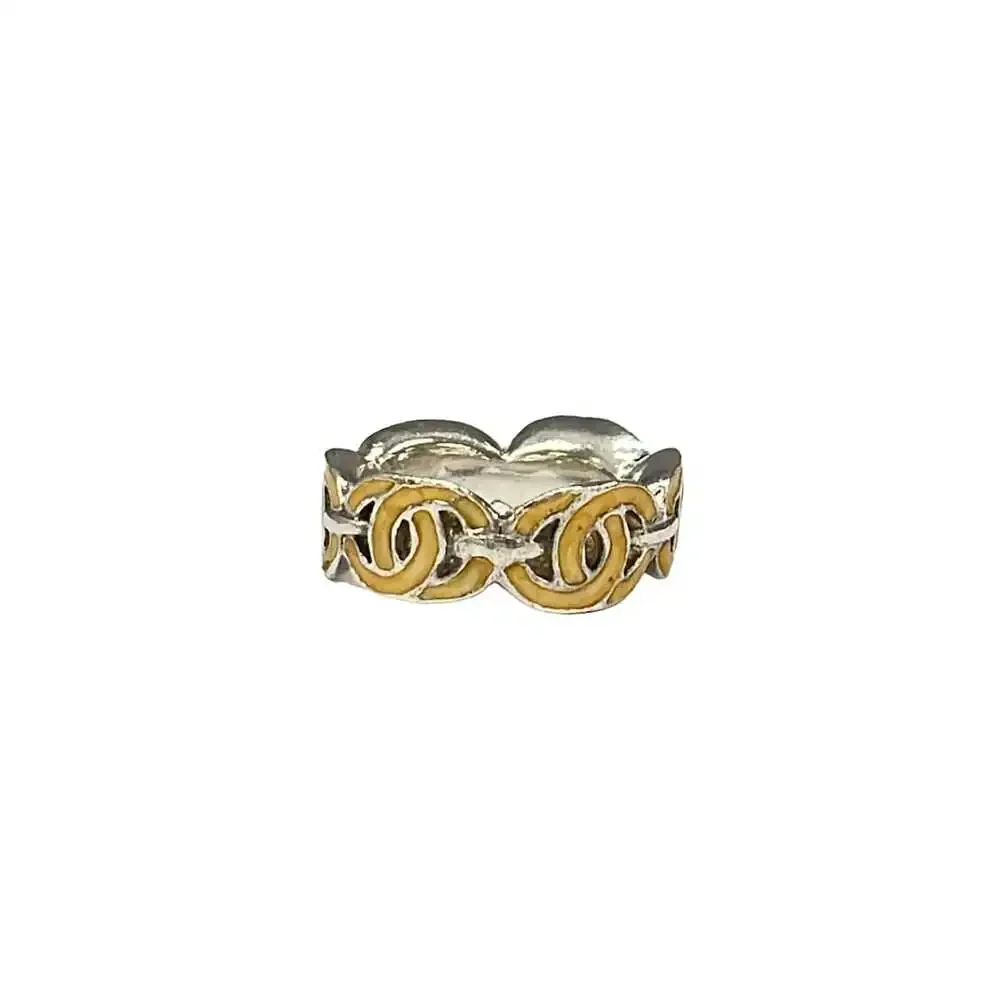 CHANEL ring beige