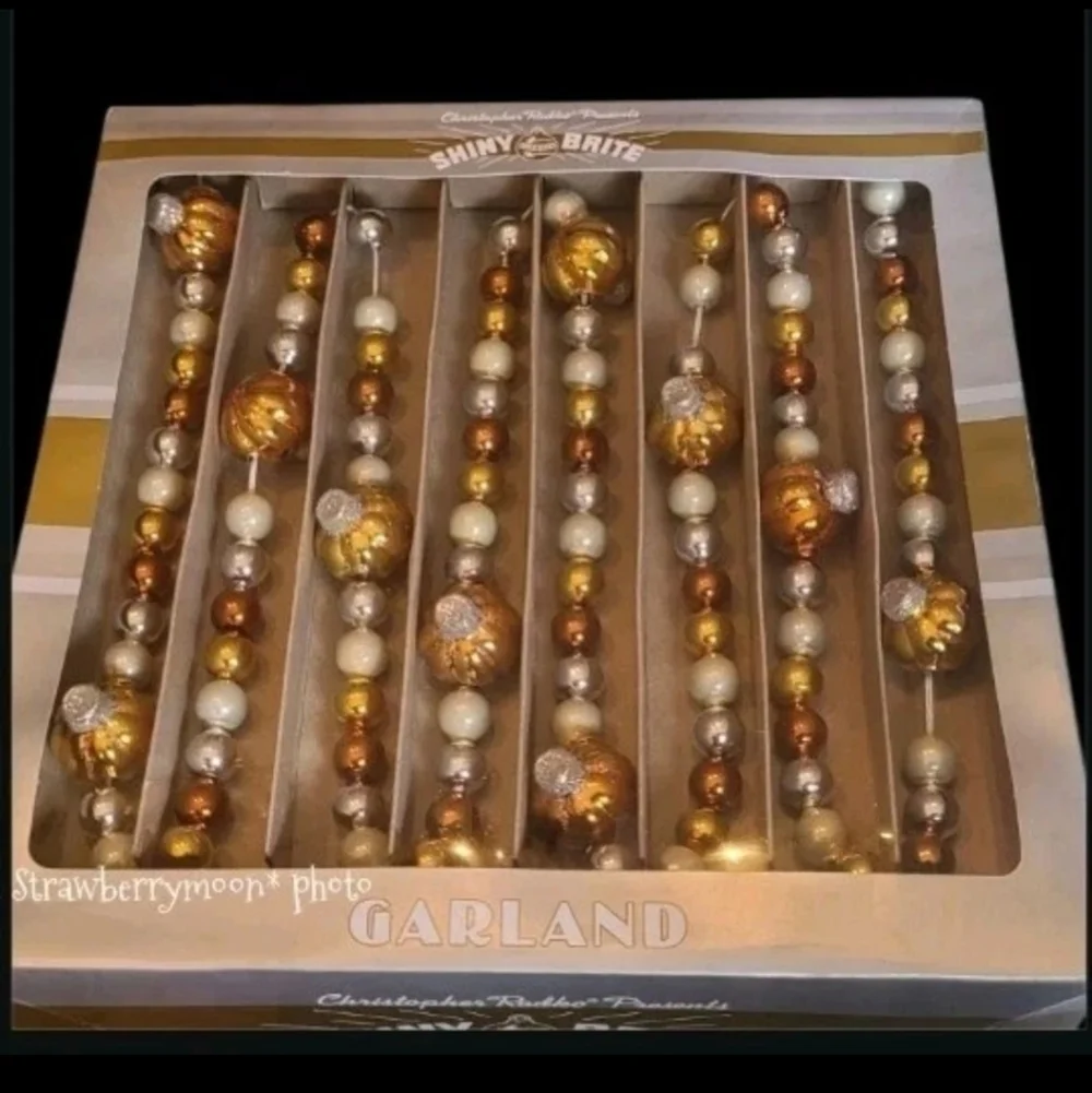 Christopher Radko shiny brite new box