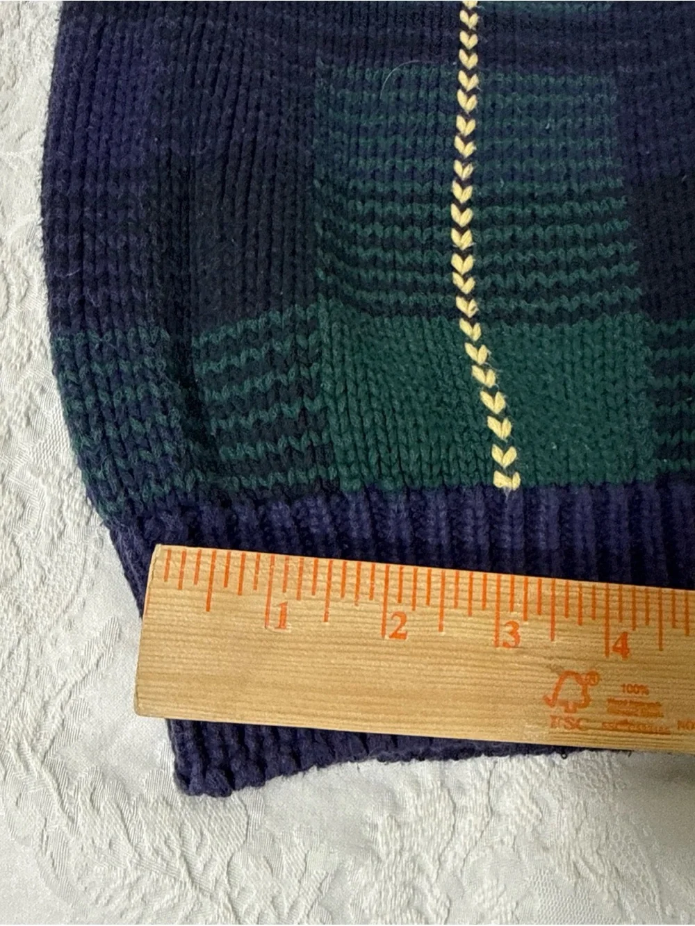 Vintage 9Os Multicolor Plaid Pattern Preswick & Moore 100% Cotton XL Sweater