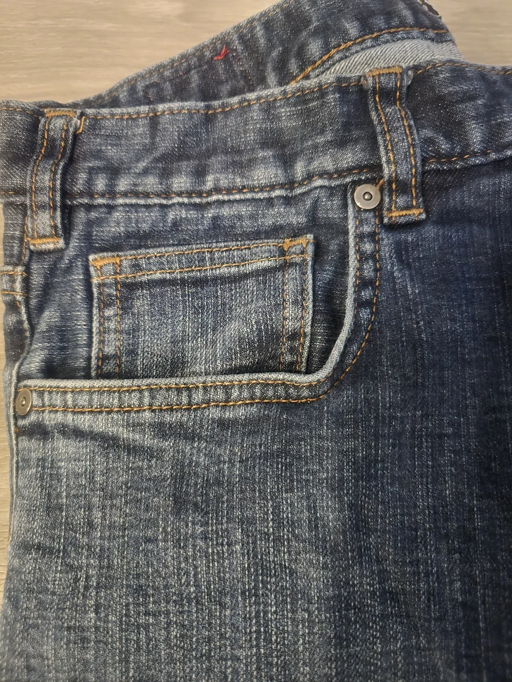 DC Men's Straight Jeans in Dark Blue Denim