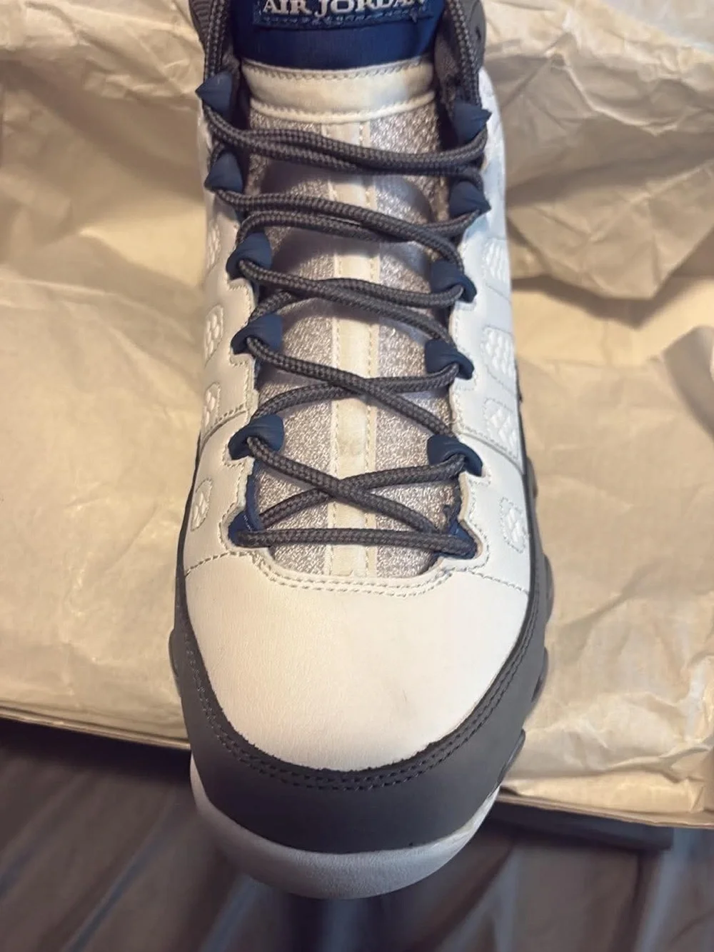 Jordan 9 Retro (GS) Navy and Gray