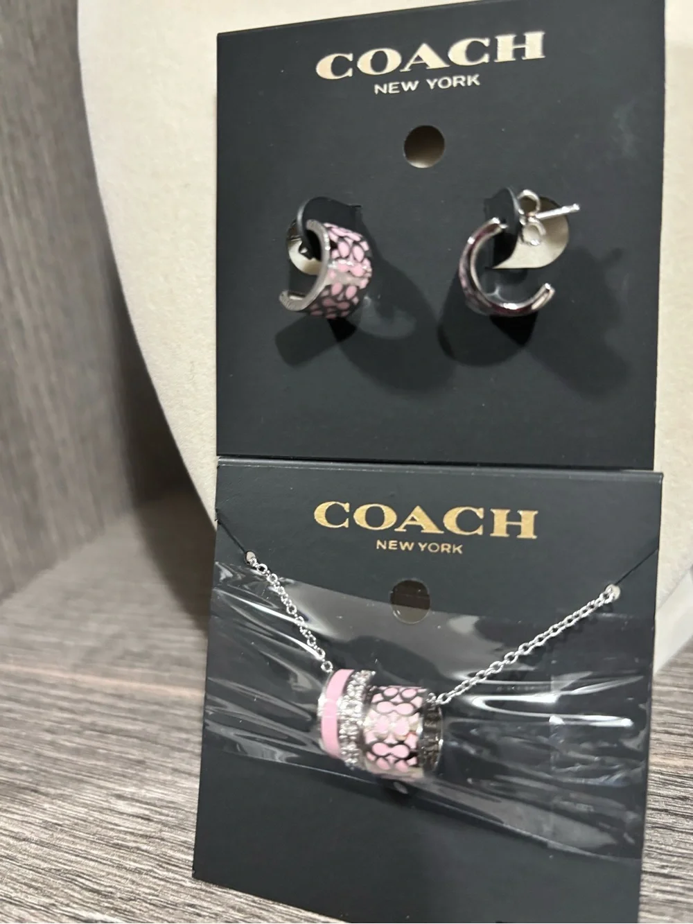 Coach matching jewelry