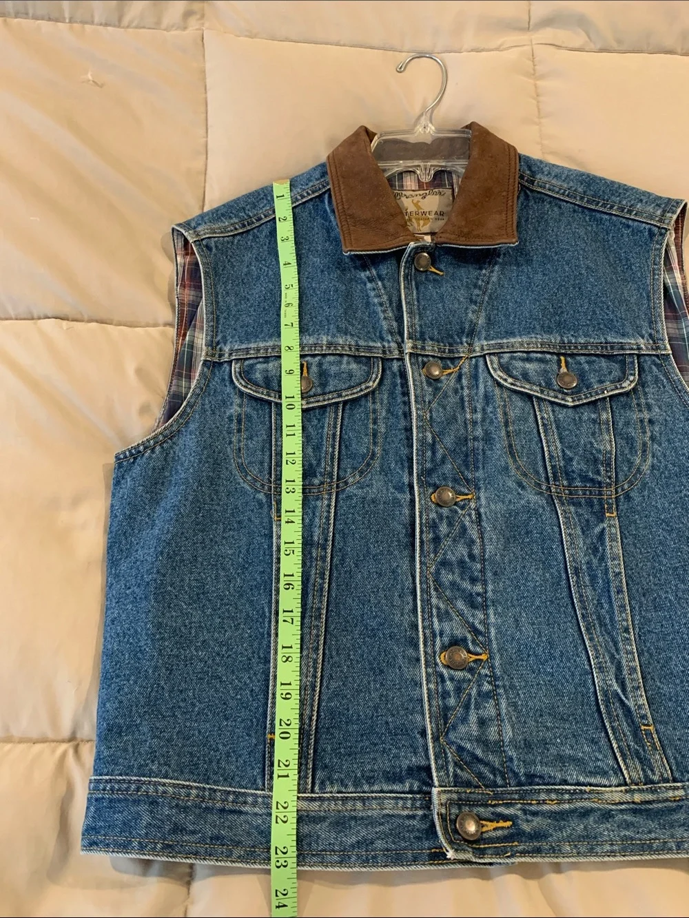 Wrangler sleeveless denim