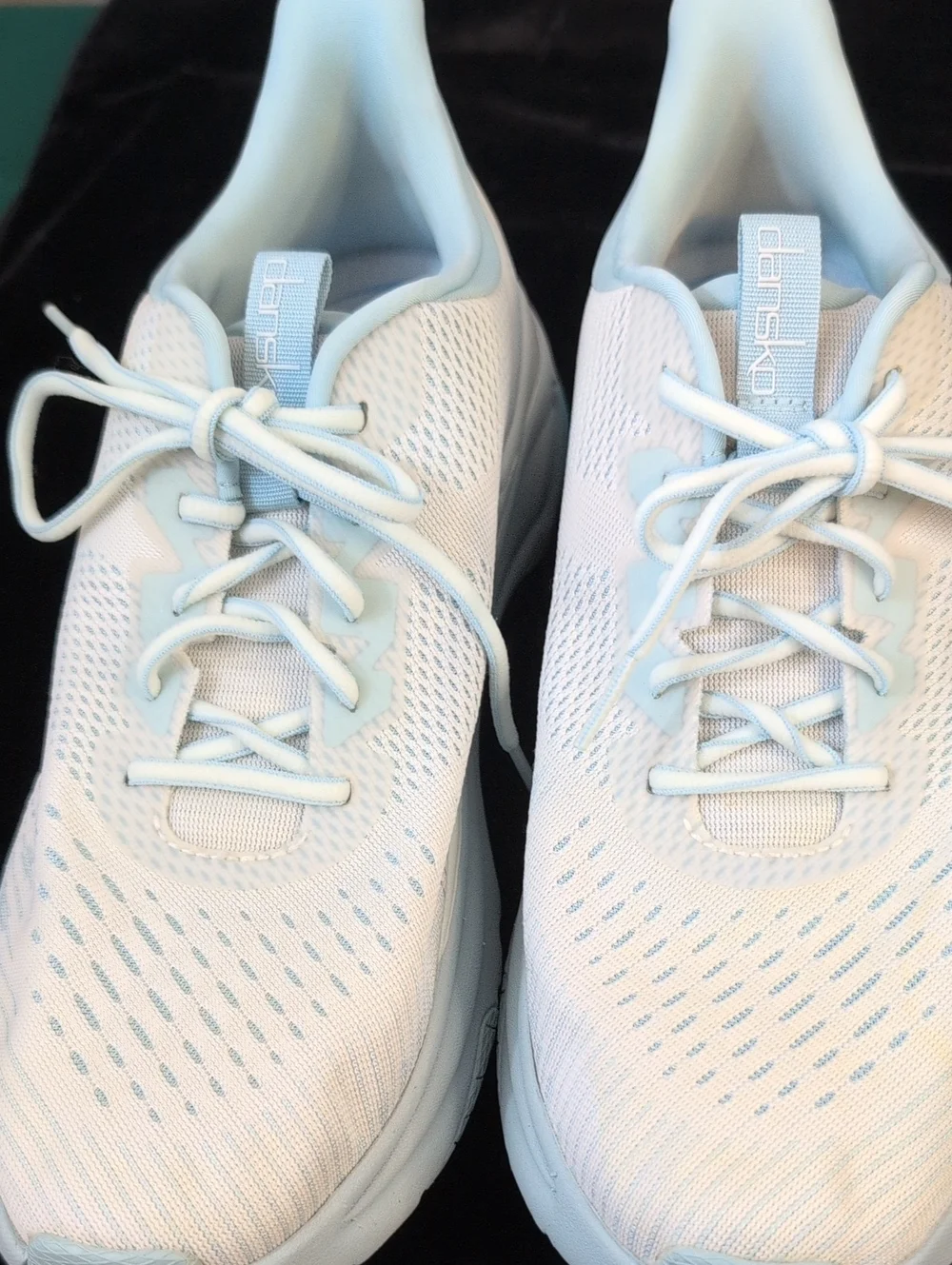 Dansko Pale Blue Women's Mesh Athletic Sneakers
