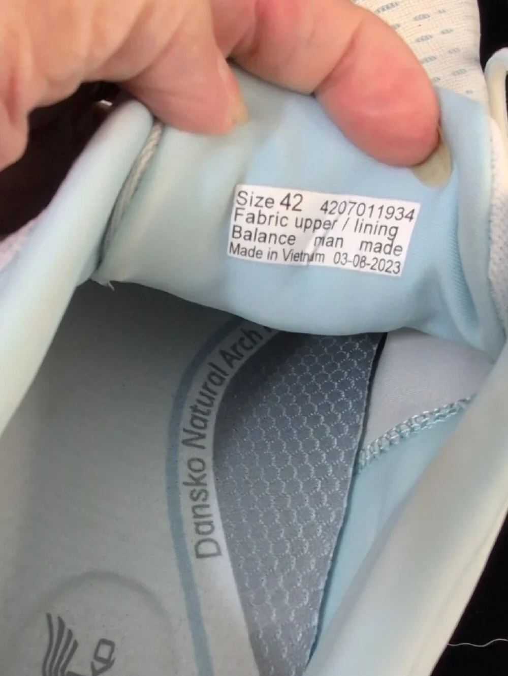 Dansko breathable mesh