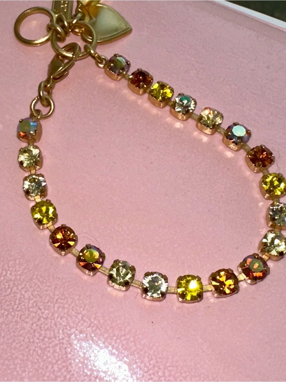 Mariana tag crystals engraved
