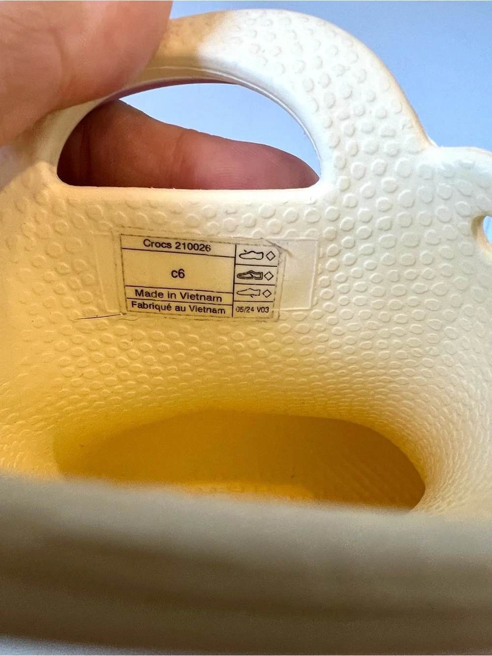 CROCS kids rain