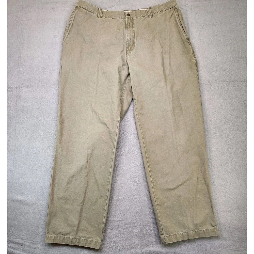 Columbia ROC Pants Men's 40x32 Beige Hiking Utility Canvas Relaxed‎ Omni-Shade