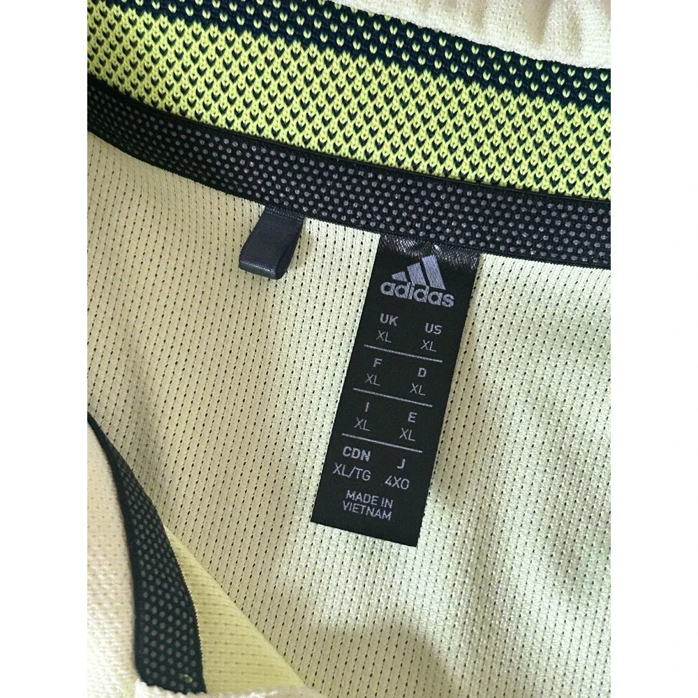 ADIDAS GOLF Men's SPORT  Polo Shirt Solar Yellow Sz‎ XL V-2