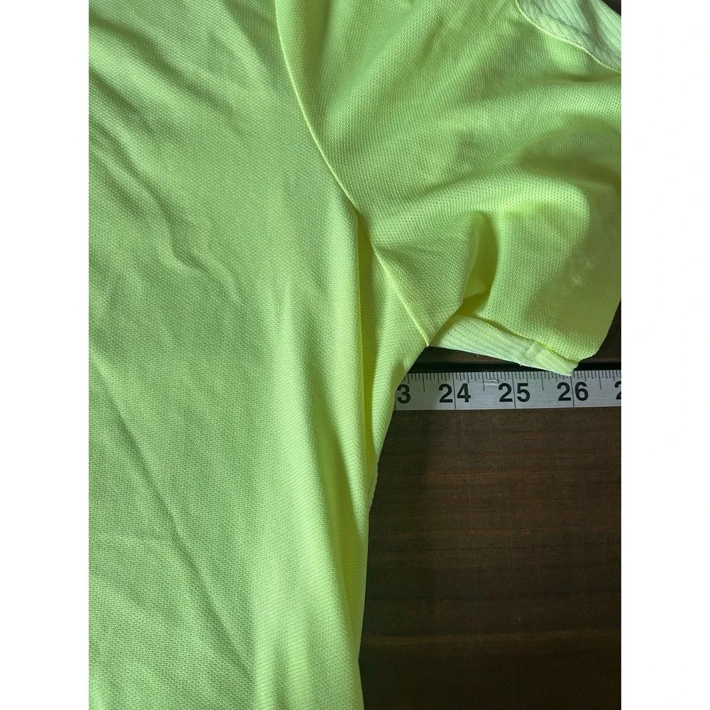 ADIDAS GOLF Men's SPORT  Polo Shirt Solar Yellow Sz‎ XL V-2