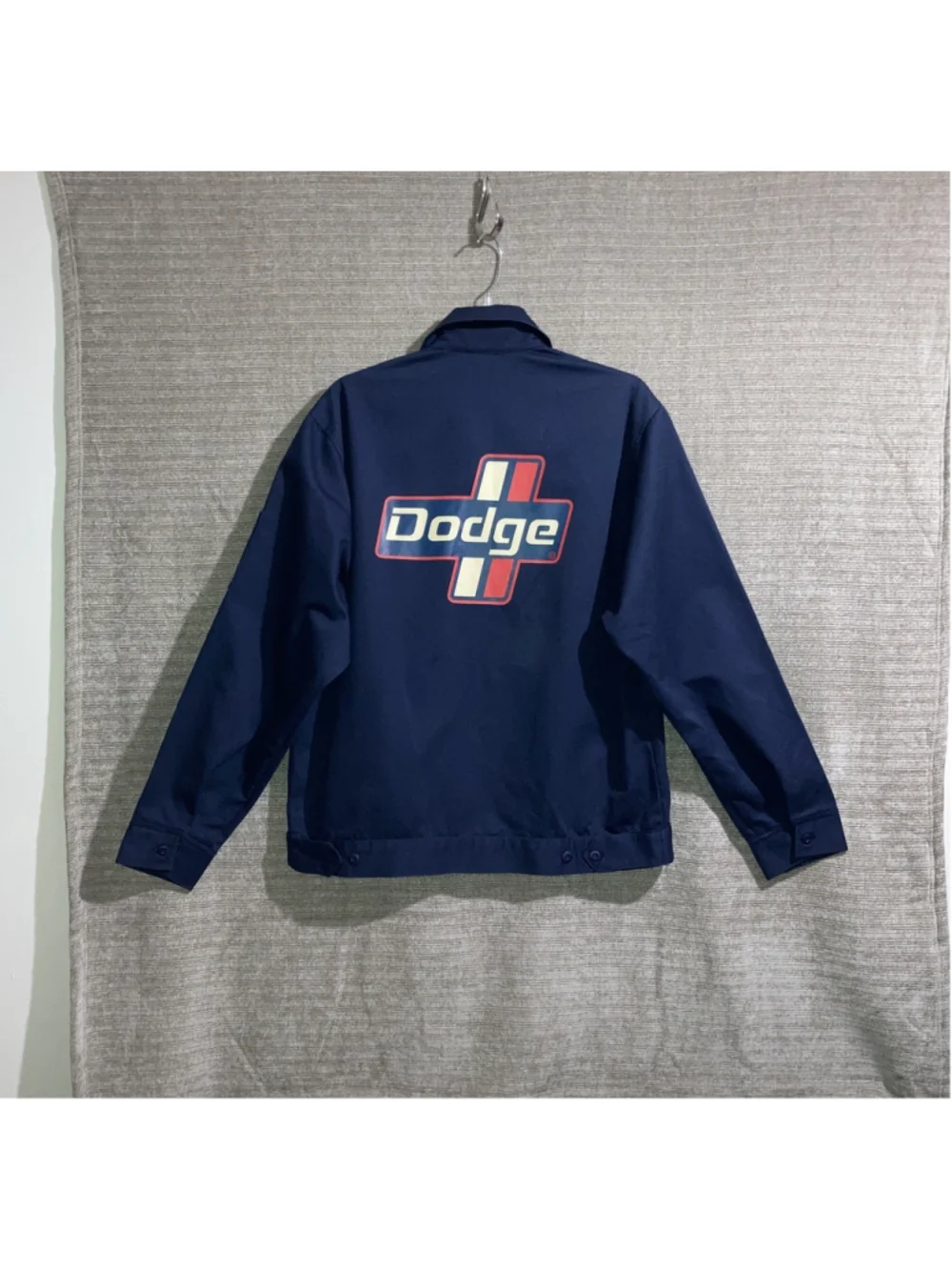 Vintage Dodge Racing Workwear Jacket Men’s Mechanic’s Work Cotton Full Zip M New