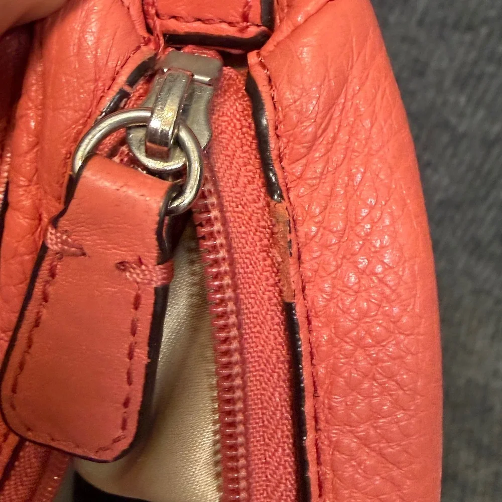 Coach pebbled leather